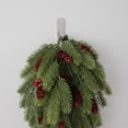thumbnail image 7 of ALORINA Christmas Pine Teardrop Swag with Pinecones, 29.13 Inch Hanging Greenery for Wall Door and Winter Home Decor, 7 of 7