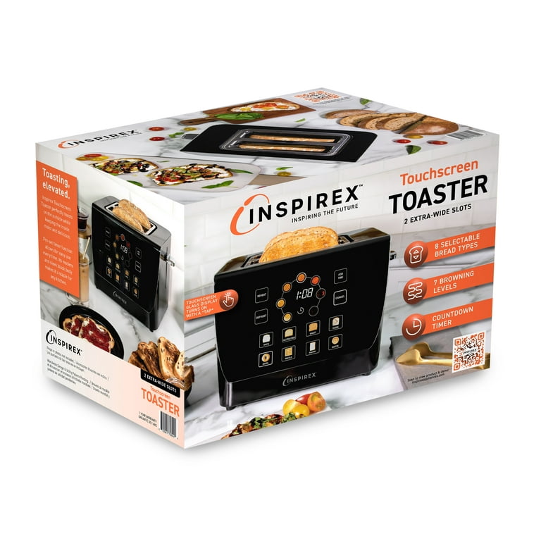 Interactive Touchscreen Automatic Toaster, Stainless Steel