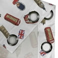 thumbnail image 5 of Ambesonne London Grommet Curtain, Big Ben Tower Bridge UK, 50" x 63", Violet Blue Sand Brown, 5 of 6