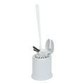 thumbnail image 6 of Bath Bliss Self Closing Lid Toilet Brush with Rim Scrubber in Sailor Knot Design, White, 6 of 10