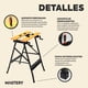 thumbnail image 5 of Mastery Brand Mesa de Trabajo Multiusos Portatil Ajustable y Plegable para Carpinteria Herreria y Talleres, 5 of 7