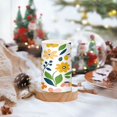 thumbnail image 2 of Yayeee Flameless Candles with Remote Flickering Battery Operated Multi Color Changing, Retro Yellow Floral, 2 of 7