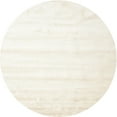 thumbnail image 1 of Ahgly Company Indoor Round Contemporary Soft Ivory Beige Solid Area Rugs, 3' Round, 1 of 6