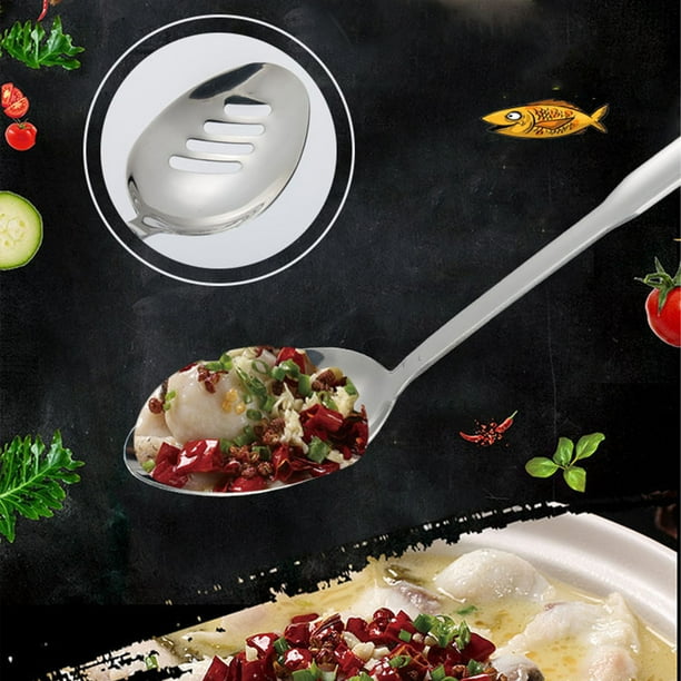 Cuchara Para Servir De Acero Inoxidable, Utensilio De Cocina Resistente Para Buffet, Herramienta De Cocina