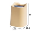 thumbnail image 4 of PEACNNG Desktop trash can mini office paper basket, bedroom living room dustbin, creative cute small garbage box garbage bin paper basket, 4 of 5