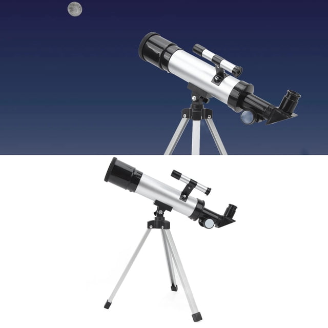 Refracting Telescope, Compact Astronomical Telescope HD Portable 90x With Finderscope For Beginners For Travel