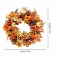 thumbnail image 3 of Promotion Sale! Ynlkorvg Thanksgiving Decorations Fall Hanging Plant Artificial Autumn Maple Leaves Garland for Garden Party Thanksgiving Fireplace Wedding Decor, Home Brand Clearance Sale, 3 of 9