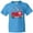 Pacific Blue, variant on Inktastic Valentine Fire Truck with Cute Dalmatian and Hearts Youth T-Shirt