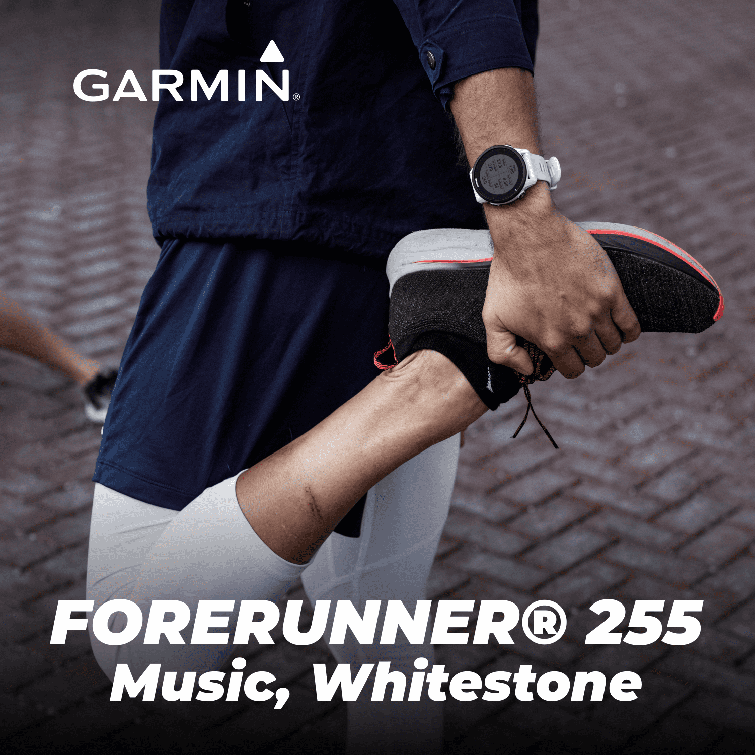 Garmin Forerunner 255S Music blanche