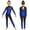 Blue, variant on Girls Long Sleeve Unitard Full Body Jumpsuit Gradient Gymnastics Ballet Leotard One Piece Bodysuit Dancewear Purple 8