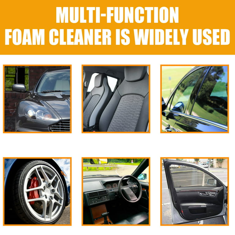 Shldybc Car Foam Cleaner, Multi-Purpose Foam Cleaner, Foam Cleaner
