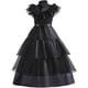 thumbnail image 2 of NWZSM-Vestidos de Carnaval Addams para niña, traje de Cosplay para niño adolescente, Vestidos de noche de fiesta de malla, 5, 10 y 14 años, novedad de 2023, 2 of 5