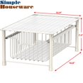 thumbnail image 4 of Simple Houseware Stackable Basket Drawer, White, 4 of 4