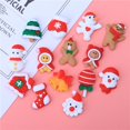 thumbnail image 2 of Chirstmas Series Snowman Claus Santa Resin Phone Case Handmade Accessories DIY Cute Cartoon Jewelry Making Decorations heqiyong LED, 2 of 2