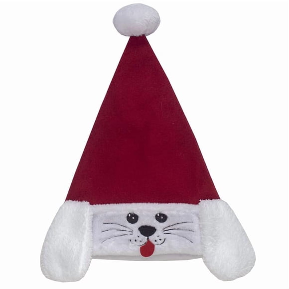 Chapeau de Noël Visage de Chien (Lot de 12)