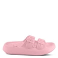 thumbnail image 5 of Flexus Women's Bubbles Waterproof Slide Sandals with Adjustable Buckle Straps - Cushioned Footbed, Lightweight EVA Sole, Padded Insole, Slip-On Comfort, 5 of 8