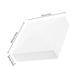thumbnail image 2 of Hytrove 4Ud Tapas Cuadradas Para Poste De PVC Con Simple Y Elegante, 2 of 8