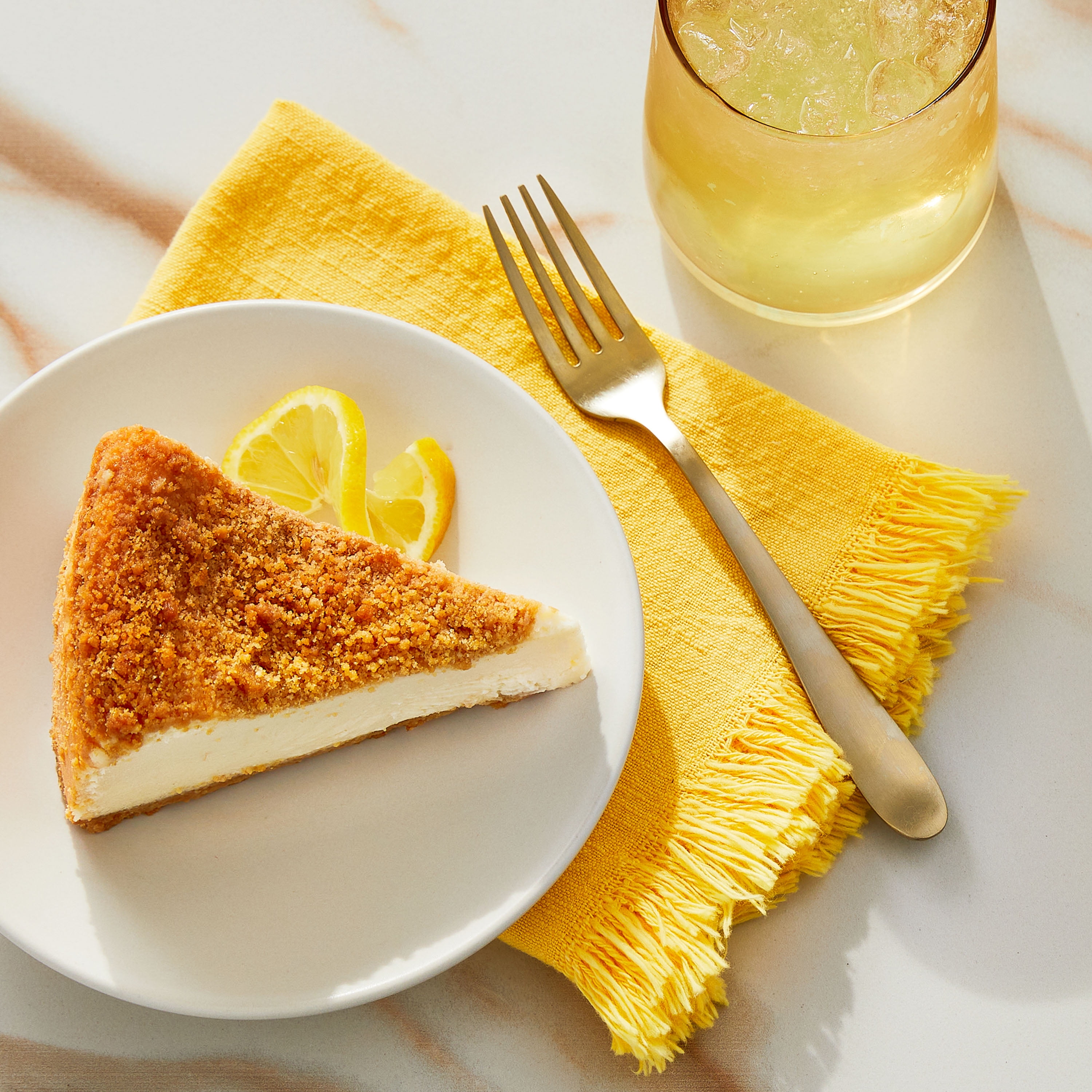 Marketside Limoncello Mega Cheesecake Slice, 8 oz (Refrigerated)