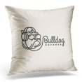 thumbnail image 1 of BOSDECO Dog Bulldog Records Design Headphone Pillowcase Pillow Cover Cushion Case 16x16 inch, 1 of 1