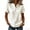 White, variant on Ashirexll Short Sleeve Shirts for Women Summer Breathable V-Neck Short Sleeve T Shirt Woman Loose On Leisure for Daily