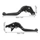 thumbnail image 4 of Palancas de embrague y freno Unique Bargains Plegables Ajustables para Honda 250 2017-2021 Negro, 4 of 7