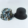 thumbnail image 3 of CoCopeaunts Cotton Bucket Hats for Men Vintage Graffiti Painted Summer Quick Dry Bucket Cap Anti-Ultraviolet Fisherman Hat, 3 of 8
