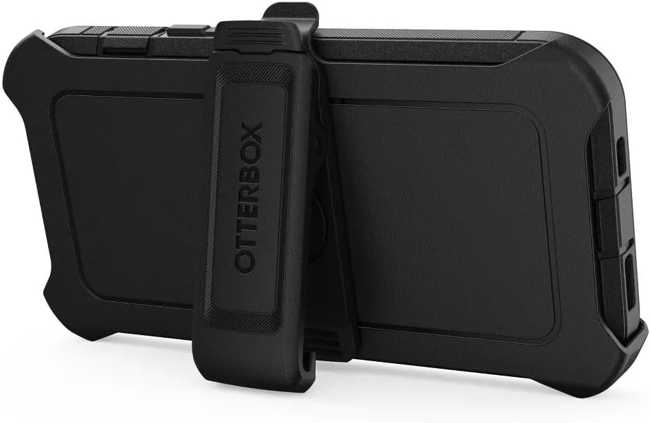 OtterBox iPhone 16e (Only) - Defender Series Pro Case - Black - Screenless - Rugged & Durable - with Port Protection - Holster Clip Includes