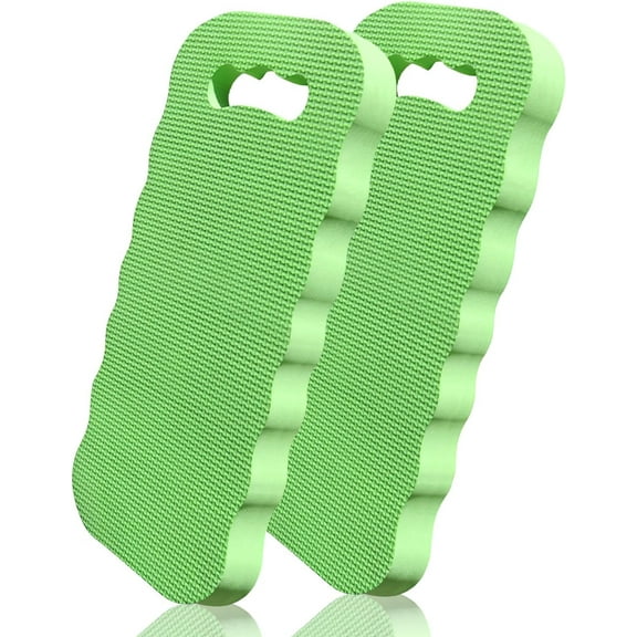 Hortem Thick Kneeling Pad Green, 2-Pack Waterproof Garden Knee Pads, Multi-Functional Kneeler Pad