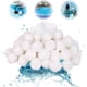 thumbnail image 1 of Bolas filtrantes para piscina de 1,5 libras, medios filtrantes para filtros de arena para piscinas (equivale a 50 libras de arena filtrante para piscinas), blanco, 1 of 5