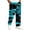 Black, variant on Cargo Pants for Men All Over Camo Pattern Loose Baggy Cut Multi Storage Pockets Stretch Pull On Daily Street Trousers White 4XL