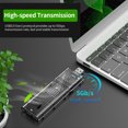 thumbnail image 4 of Caja SSD USB3.0 Gen1 SATA Meterk M.2 NGFF Portátil Negro, 4 of 5