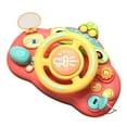 thumbnail image 3 of Steering Wheel Toy, Ideal Gift Anti Crack Simulation Steering Wheel Toy Educational Wear  Rugged Interactive  For Girls, 3 of 8