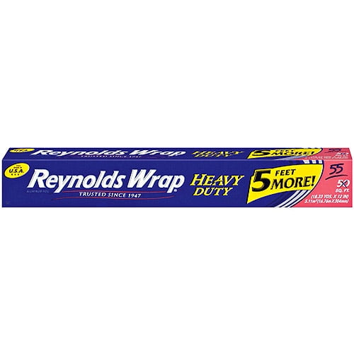 Reynolds Wrap Heavy Duty Aluminum Foil, 55 sf