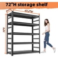 thumbnail image 2 of Kitchen Shelving, Adjustable Storage Shelves, Storage Kitchen, Heavy Duty Shelving Unit, Microwave Rack Shelf, Kitchen Pantry Organizers and Storage Shelves, 47.2” W ×23.6” D ×72” H, 2 of 7