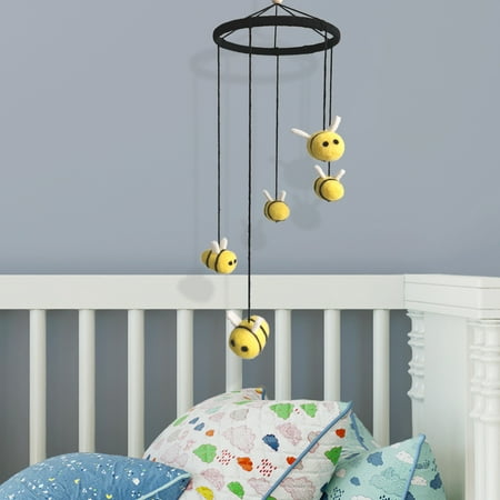 

Five Little Bees / Lamb Star Wind Chimes Ornament for Bedroom Wall Hanging Decoration Pendant Peaceful Cute Craft Gift