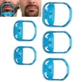 thumbnail image 1 of 5Pcs Beard Shaper, Beard Styling Template Beard Shaving Template Beard Styling Tool, Blue, 1 of 8