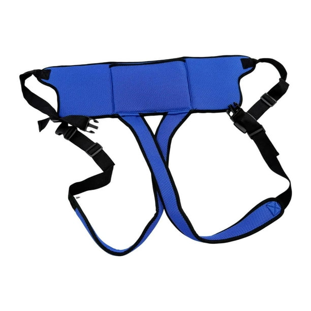 Cinturón de seguridad para sillas de ruedas Prevención de caídas para evitar deslizamientos Correa de la cintura Correa de la cintura Azul