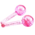 thumbnail image 1 of Massager de roller de cara de hielo Convenientes de los rodillos faciales para el hogar Massagers Massagers Vidrio Skin Care Masajes Globos para Cuidado Personal Pink 1 Par Sweethay CE011398-01B, 1 of 6