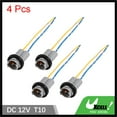thumbnail image 6 of Unique Bargains T10 Car Light Socket Adapter Bulb Wire Harness Extension Connector DC 12V 4pcs, 6 of 6