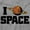 Heather, variant on Saturn Love I Heart Outer Space Toddler Boy Girl T Shirt Infant Toddler Brisco Brands 6M