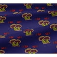 thumbnail image 5 of oneOone Viscose Jersey Fabric Bird & Mushroom Block Decor Fabric Printed BTY 60 Inch Wide, 5 of 5