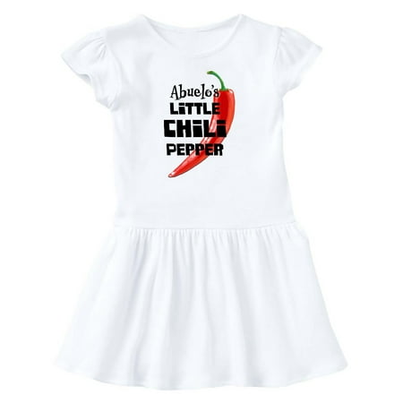 

Inktastic Abuelo s Little Chili Pepper Gift Baby Girl Dress