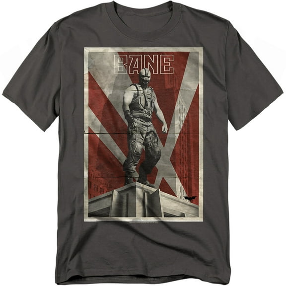 Dark Knight Rises T-Shirt Bane Rooftop Poster Unisex Graphic Tee For Men & Women