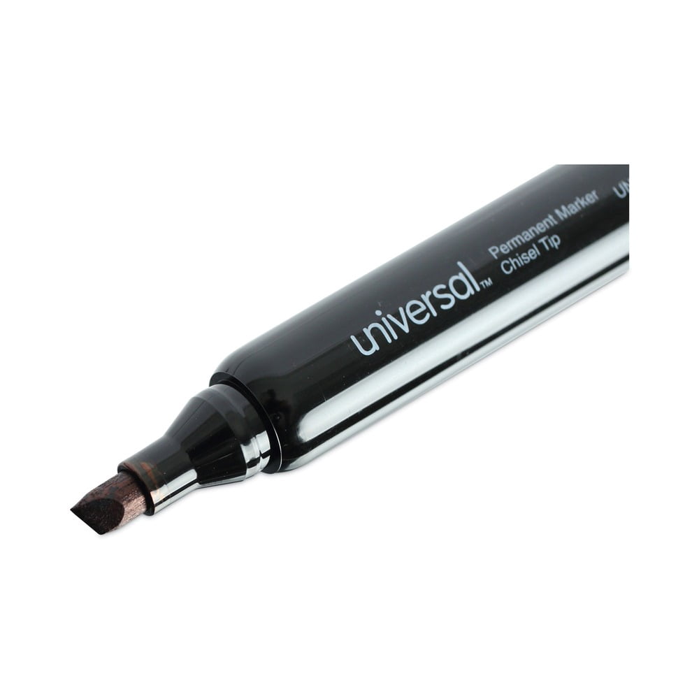 Broad Chisel Tip Permanent Marker Value Pack - Black (60/Pack)