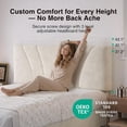 thumbnail image 5 of Novilla Full Size Bed Frame with Drawers, Full Size Bed Frame with Headboard, Full Bed Frame with LED Lights, Charging Station and Adjustable Headboard, No Box Spring Needed, White Velvet, 5 of 23
