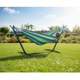 thumbnail image 4 of Hamac Double avec Support, Acier Portable Robuste pour Patio Intérieur/extérieur, Sac de Transport, Capacité de 450 lb., 4 of 6