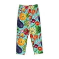 thumbnail image 4 of Sigee Vegetable Print Women's Soft Pajama Pants - Breathable and Comfortable Lounge Sleep Bottoms with Elastic Waistband and Pockets-X-Large, 4 of 9