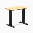 thumbnail image 2 of Desky Zero Mini Bamboo Office Desk - Bamboo / 40" X 24" / Matte Black, 2 of 7