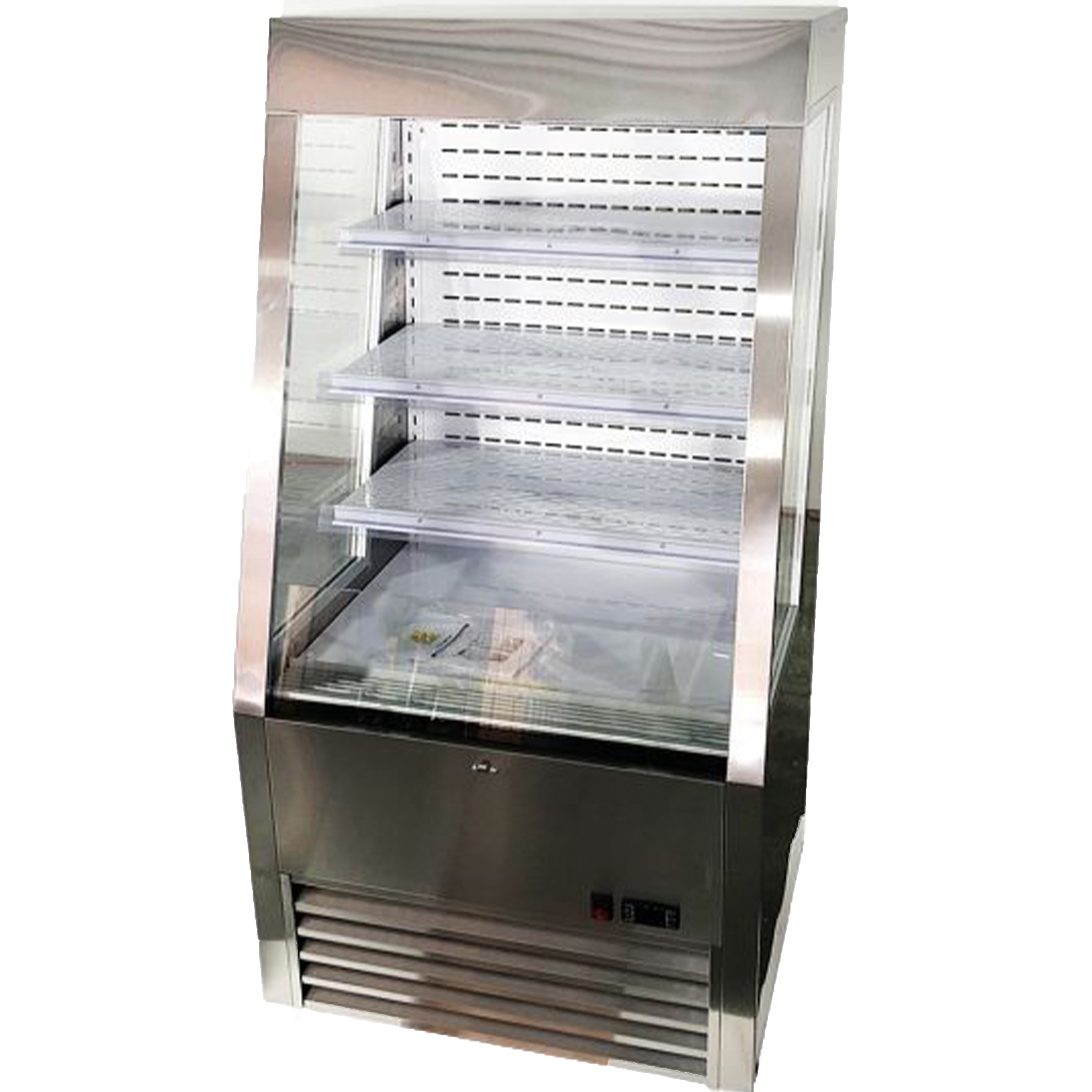 NSF 29 in. Countertop Refrigerator, Open Air Refrigerator Display 8.6 Cu.Ft. Beverage Food Chiller
