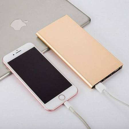 50000mAh Ultra Thin Power Bank External Pack 2 USB Charger For Mobile